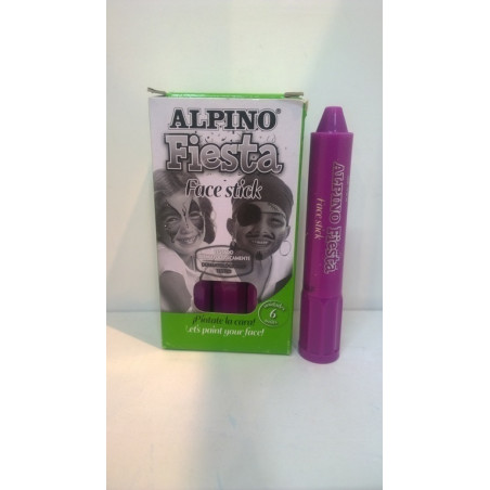 MAQUILLAJE ALPINO FIESTA FACE STICK CAJA 6 BARRAS VIOLETA