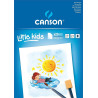 BLOC DIBUJO CANSON KIDS PINTURA 200G A-3 ENCOLADO 20H 400015589