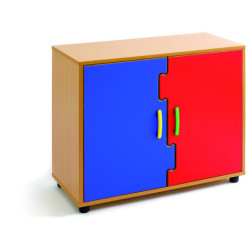 ARMARIO PUZLE 2 PUERTAS/3 HUECOS MOD.D721-P 40X90X77 TAGAR