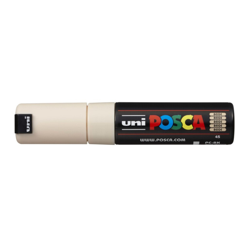 MARCADOR UNI-BALL POSCA PC-8K BISEL GRUESO 8MM BEIGE -45-