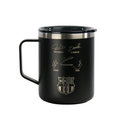 TAZA TERMO 400ML F.C.BARCELONA "BLACK" SAFTA26 972195 8,4X10,7 UNIDAD