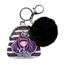 MINI LLAVERO CON MONEDERO GORJUSS "A LITTLE MORE TEA" 919GJ10 8,5*7 SAFTA22