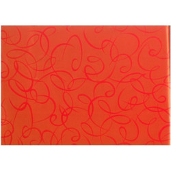 PAPEL REGALO ROLLO 62 SETIMPRES BRILLANTE ROJO RIZOS ROJO B1R