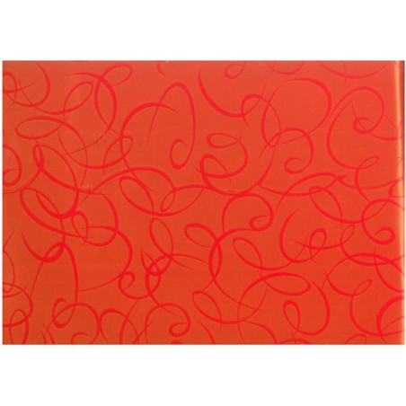 PAPEL REGALO ROLLO 62 SETIMPRES BRILLANTE ROJO RIZOS ROJO B1R