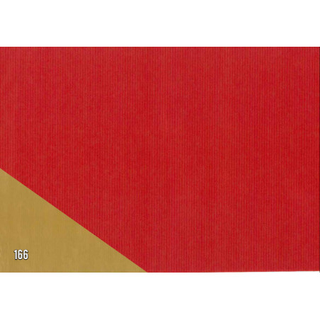 PAPEL REGALO ROLLO 62 SETIMPRES KRAFT BICOLOR ROJO ORO DK1R