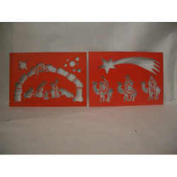 PLANTILLA NIEVE PARA CRISTALES 37779 ^