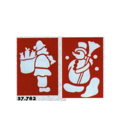 PLANTILLA NIEVE PARA CRISTALES 37782 ^