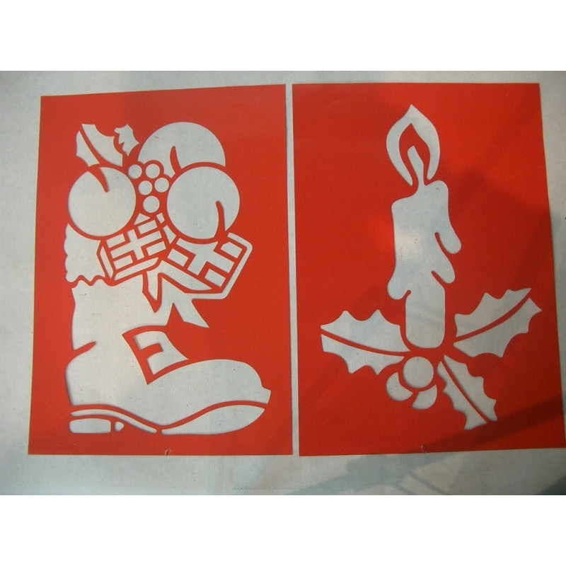 PLANTILLA NIEVE PARA CRISTALES 37785 ^