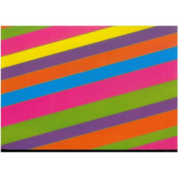 PAPEL REGALO ROLLO 62 SETIMPRES ESTUCADO RAYAS MULTICOLOR E2R