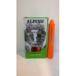 MAQUILLAJE ALPINO FIESTA FACE STICK CAJA 6 BARRAS NARANJA