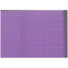 PAPEL REGALO ROLLO 62 SETIMPRES ESTUCADO VIOLETA PUNTOS PLATA E41VL