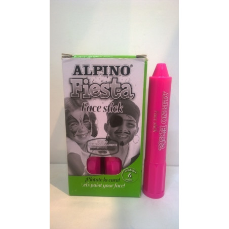 MAQUILLAJE ALPINO FIESTA FACE STICK CAJA 6 BARRAS ROSA