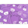 PAPEL REGALO ROLLO 62 SETIMPRES ESTUCADO VIOLETA FLORES BLANCAS E45VL