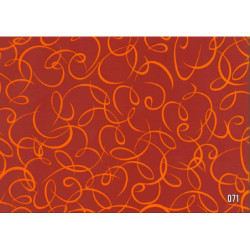 PAPEL REGALO ROLLO 62 SETIMPRES ESTUCADO ESPIRALES ROJO E47R
