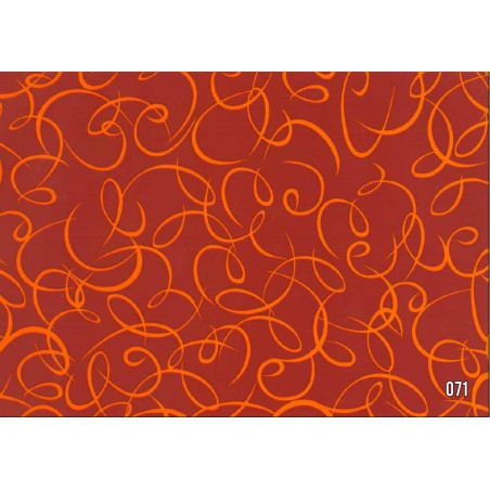 PAPEL REGALO ROLLO 62 SETIMPRES ESTUCADO ESPIRALES ROJO E47R