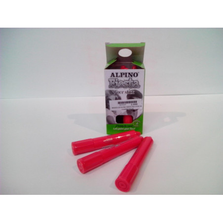 MAQUILLAJE ALPINO FIESTA FACE STICK CAJA 6 BARRAS ROJO