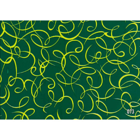 PAPEL REGALO ROLLO 62 SETIMPRES ESTUCADO ESPIRALES VERDE GE47VR