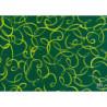 PAPEL REGALO ROLLO 62 SETIMPRES ESTUCADO ESPIRALES VERDE GE47VR