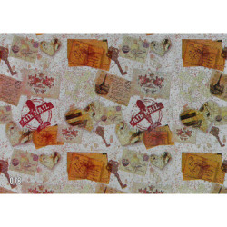 PAPEL REGALO ROLLO 62 SETIMPRES ESTUCADO VINTAGE PLATA E50P