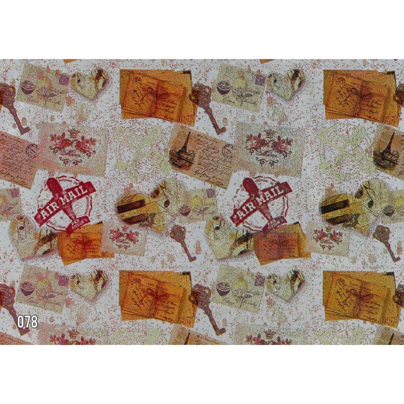 PAPEL REGALO ROLLO 62 SETIMPRES ESTUCADO VINTAGE PLATA E50P