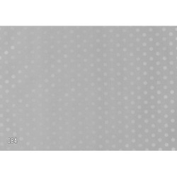 PAPEL REGALO ROLLO 62 SETIMPRES ESTUCADO GRIS PUNTOS PLATA E52P