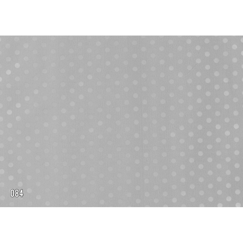 PAPEL REGALO ROLLO 62 SETIMPRES ESTUCADO GRIS PUNTOS PLATA E52P