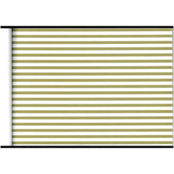 PAPEL REGALO ROLLO 62 SETIMPRES ESTUCADO RAYAS ORO FONDO BLANCO E54OR