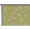 PAPEL REGALO ROLLO 62 SETIMPRES ESTUCADO ESTRELLAS BLANCO FONDO ORO E59OR