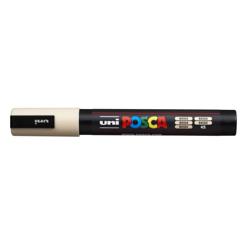 MARCADOR UNI-BALL POSCA PC-5M PUNTA REDONDA 1,8-2,5MM BEIGE -45-
