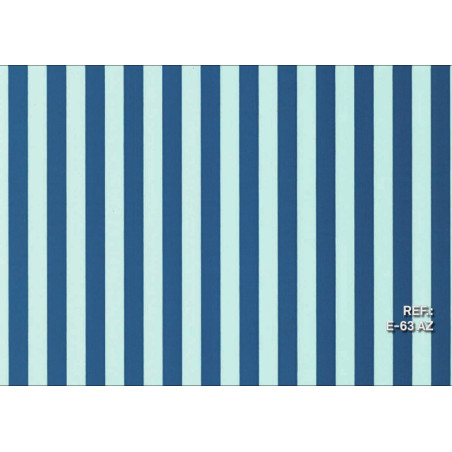 PAPEL REGALO ROLLO 62 SETIMPRES ESTUCADO RAYAS AZUL FONDO AZUL E63AZ