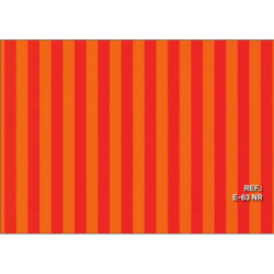 PAPEL REGALO ROLLO 62 SETIMPRES ESTUCADO RAYAS NARANJA FONDO NARANJA E63NR