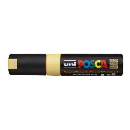 MARCADOR UNI-BALL POSCA PC-8K BISEL GRUESO 8MM FLUOR NARANJA CLARO -F54-