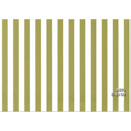 PAPEL REGALO ROLLO 62 SETIMPRES ESTUCADO RAYAS ORO FONDO BLANCO E63OR