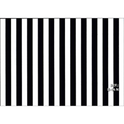 PAPEL REGALO ROLLO 62 SETIMPRES ESTUCADO BANDAS NEGRO/BLANCO E64N