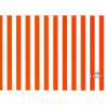 PAPEL REGALO ROLLO 62 SETIMPRES ESTUCADO BANDAS NARANJA/BLANCO E64NR