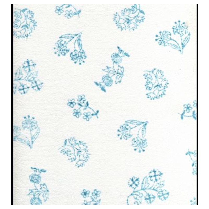 TUL FLORES LUREX AZUL CUADRADO 25*25 PTE 100U ^