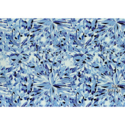 PAPEL REGALO ROLLO 62 SETIMPRES ESTUCADO PSICODELIA FONDO AZUL E73AZ