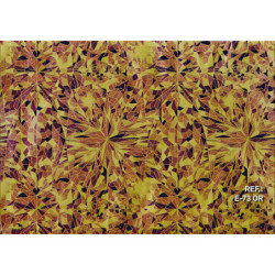 PAPEL REGALO ROLLO 62 SETIMPRES ESTUCADO PSICODELIA FONDO ORO E73OR