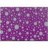 PAPEL REGALO ROLLO 62 SETIMPRES ESTUCADO CIRCULOS PLATA VIOLETA E7VL
