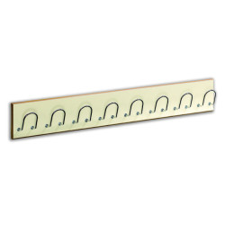 PERCHERO 272 MDF Y ESTRATIFICADO 8 GANCHOS CROMADOS TAGAR