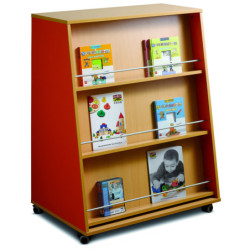 CARRO EXPOSITOR LIBROS MOD.765 C/RUEDAS 90X60X120 TAGAR