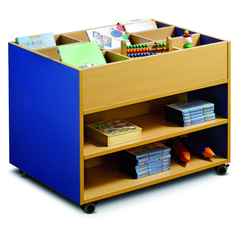 CARRO EXPOSITOR JUEGOS MOD.766 C/RUEDAS 84X60X65 TAGAR