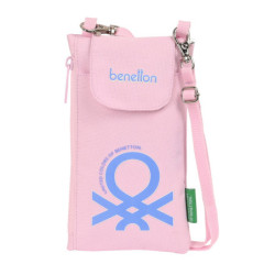 MONEDERO PORTAMOVIL BENETTON "PINK" SAFTA23 ENERO 842314695