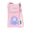 MONEDERO PORTAMOVIL BENETTON "PINK" SAFTA23 ENERO 842314695