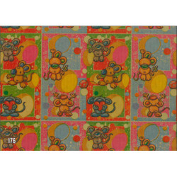 PAPEL REGALO ROLLO 62 SETIMPRES INFANTIL KRAFT RATONCITOS IK7R