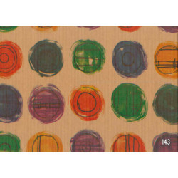 PAPEL REGALO ROLLO 62 SETIMPRES KRAFT CIRCULOS COLORES K18R