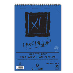 BLOC DIBUJO CANSON XL ESPIRAL MIX MEDIA 300G A-4 BLOC 30H 200807215