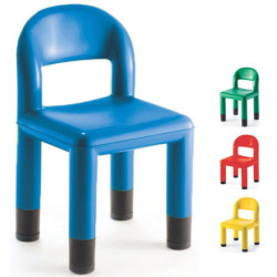SILLA PARVULARIO MOD.400 POLIPROPILENO COLOR AA 26/32CM TAGAR