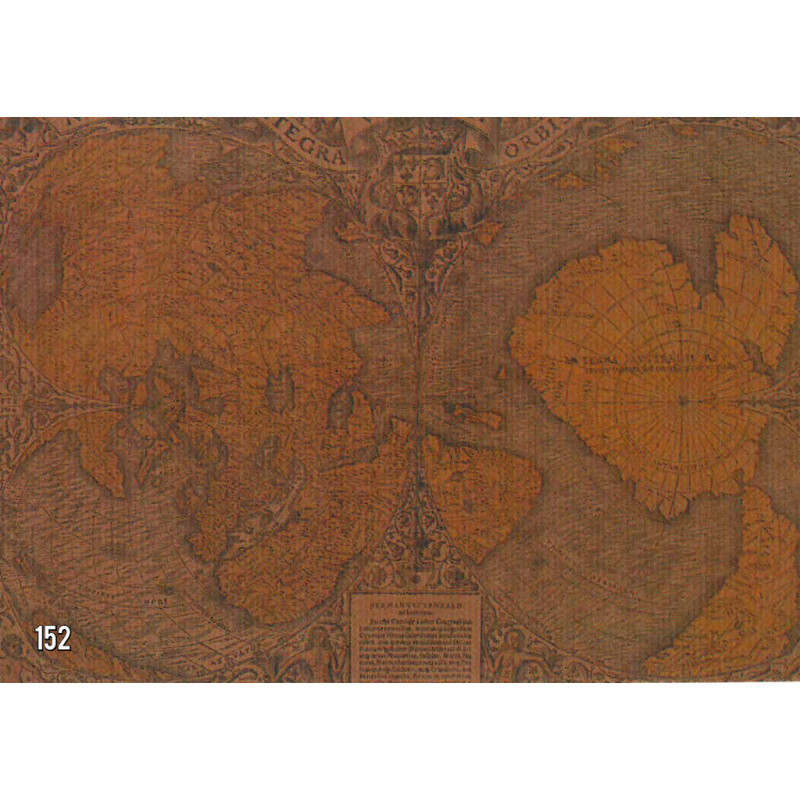 PAPEL REGALO ROLLO 62 SETIMPRES KRAFT MAPAMUNDI K27R