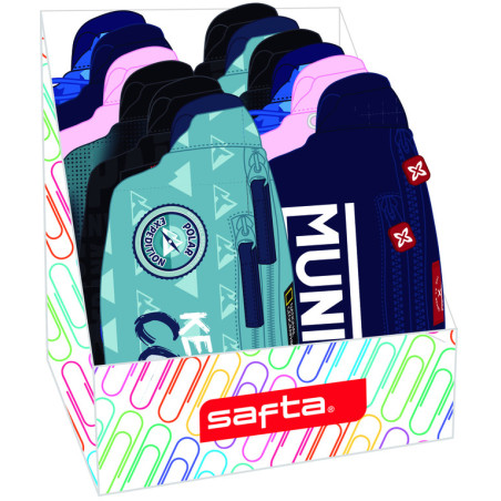 EXPOSITOR 12 RIÑONERAS SURT MARCAS 842281946 29*26 SAFTA22